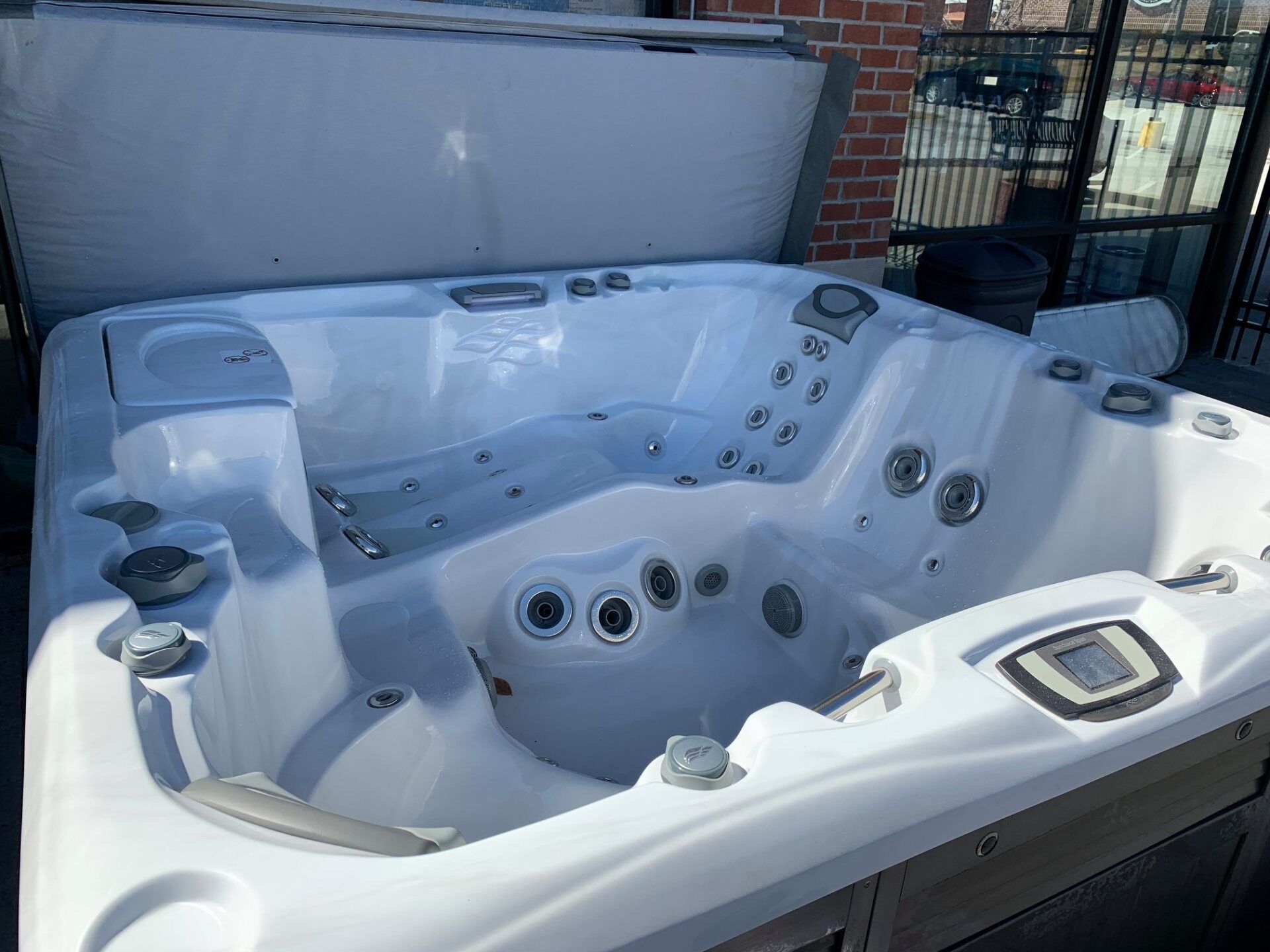 Spas on the Olympic showroom floor